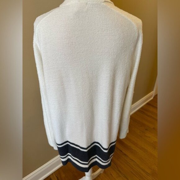 Barefoot Dreams Cardigan Sweater Sea Salt Indigo Cozychic Lite Women’s Size 1X - Picture 3 of 12